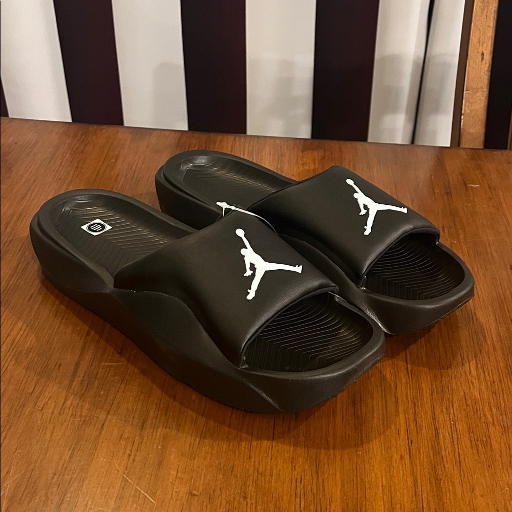 Nike Jordan Franchise Slides Sandals Shoes new black HF3263 001 Mens Size 13